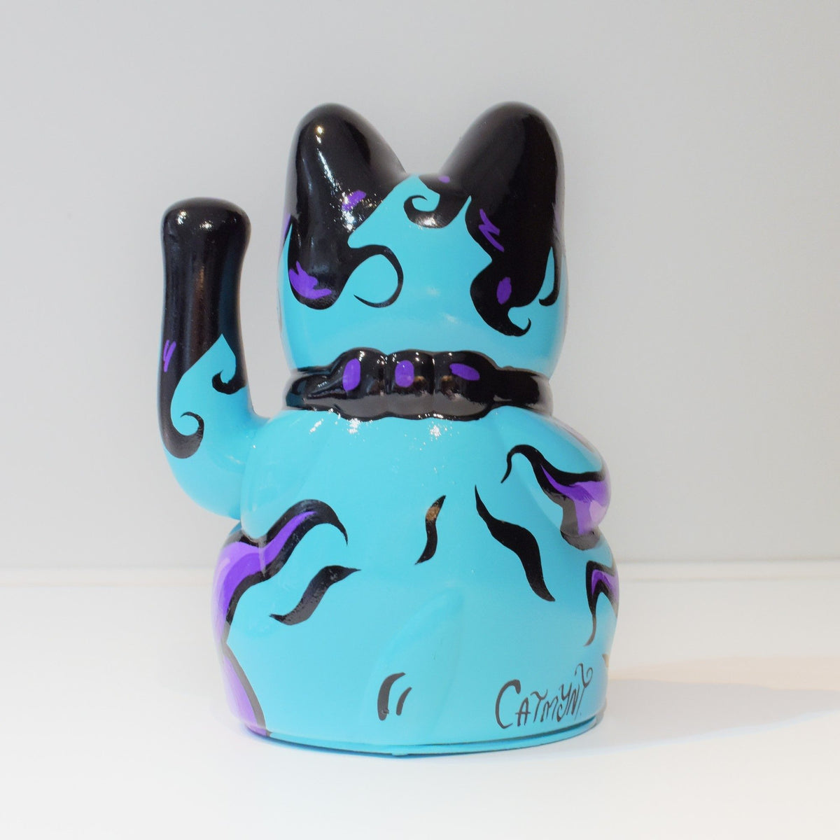 Ink Cat - Handpainted Lucky Cat